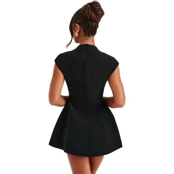 LuFeng Women Black A-Line Dress – Size S - Picture 2 of 9